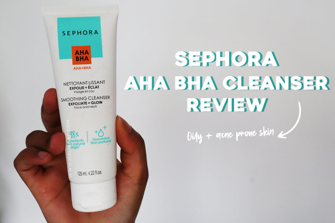 Sephora AHA BHA cleanser review