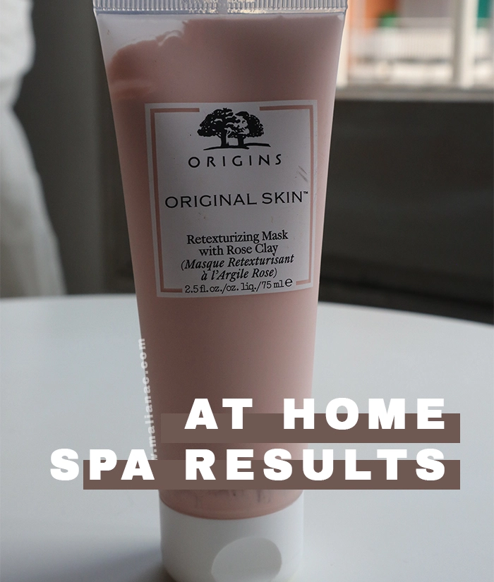 A blog post review of Origins Retuxturizing Rose Clay Mask on Oily Skin