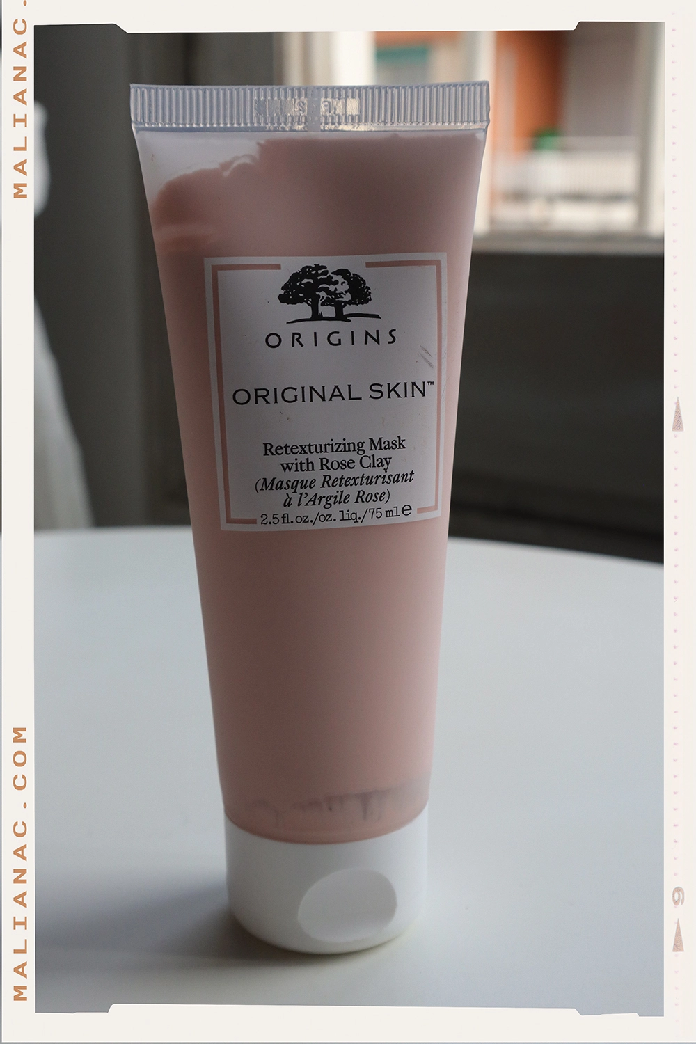 Photo of Origin's Retexturizing Mask with Rose Clay for review
