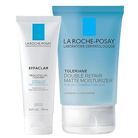 La Roche Posay Cleanser and Moisturizer for oily skin