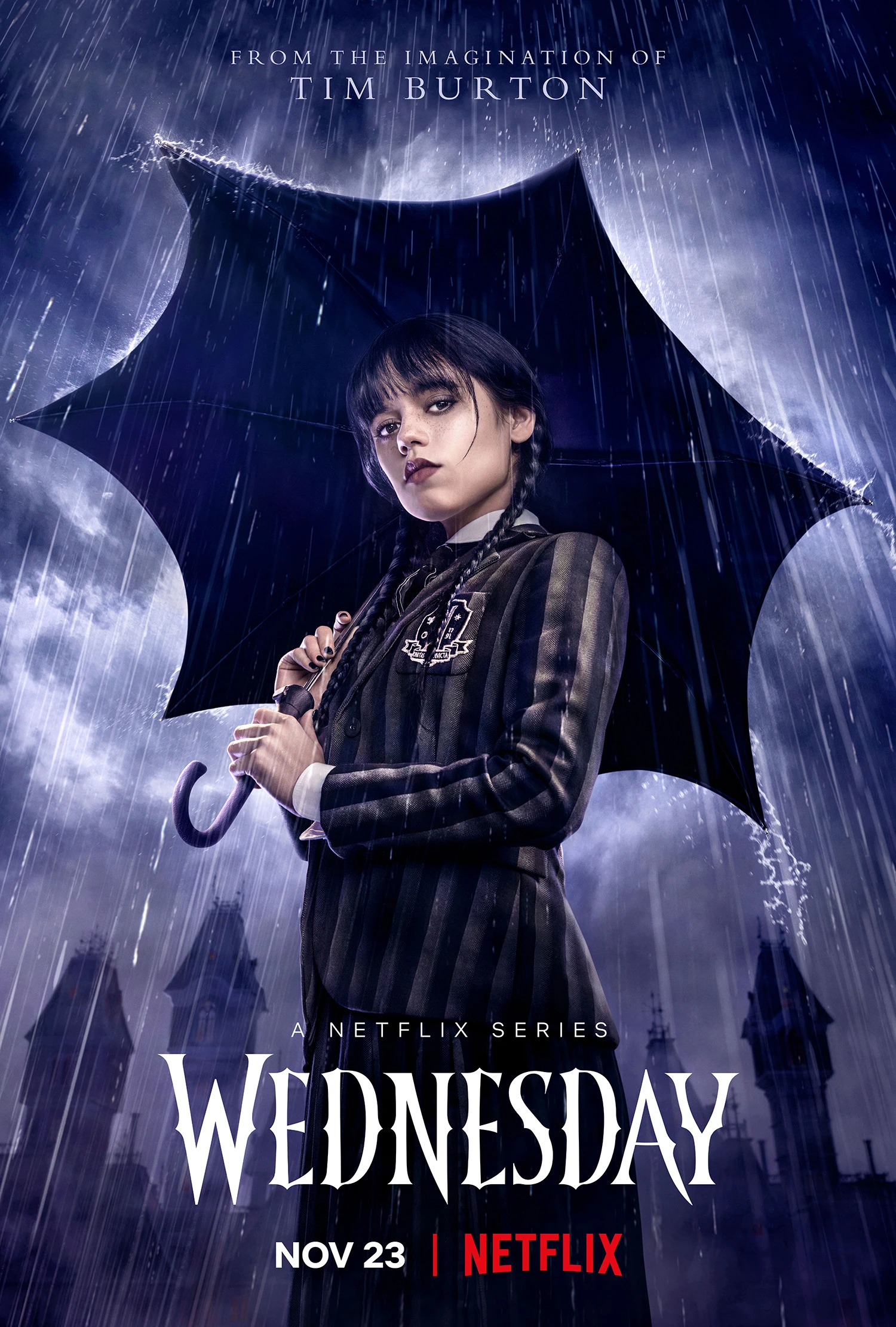 Wednesday on netflix flyer