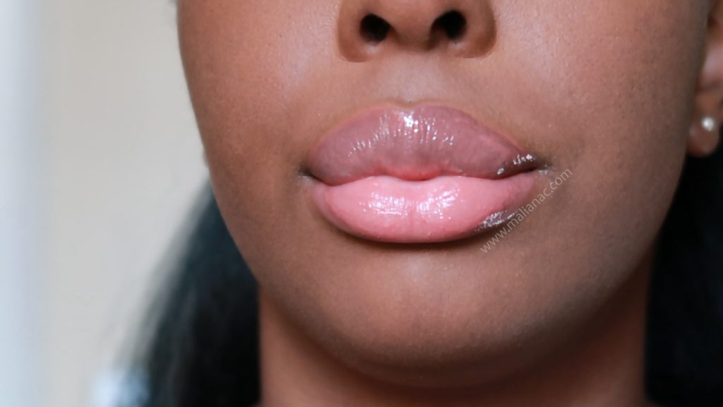 Fenty Beauty Fenty Glow swatch on dark skin