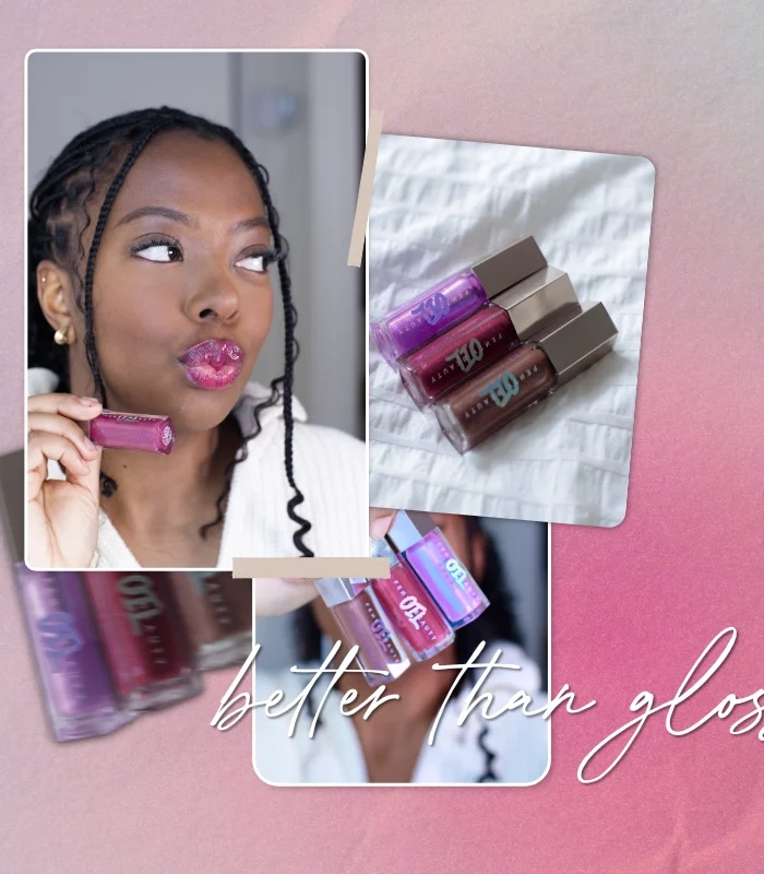 Black girl review of the Fenty Beauty lip oils