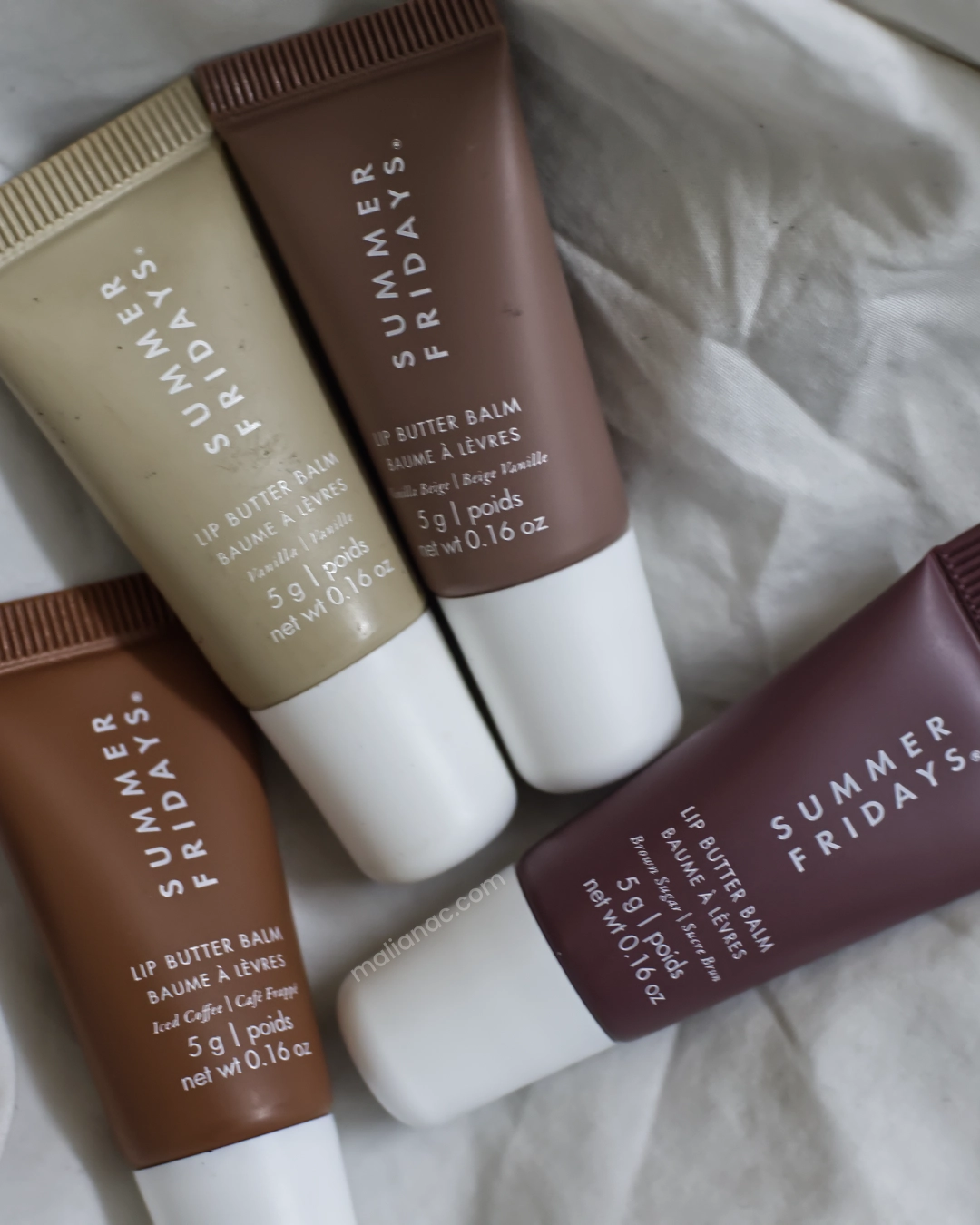 Summer Fridays mini tinted lip balms